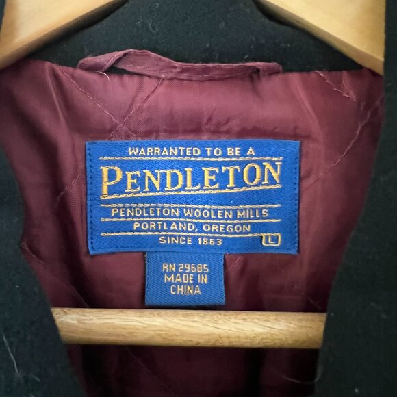 Men's Pendleton 100% Wool Coat - Picture 6 of 6